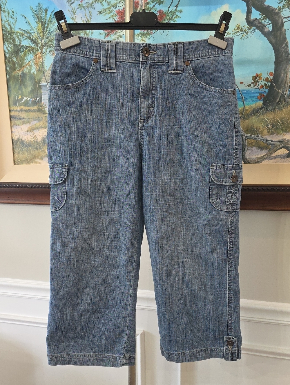 Lee Light Blue Denim Stretch Jeans with Printed Comfort Waistband